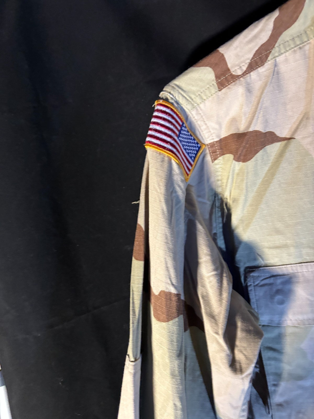 Gulf War US Army DCU Camouflaged Combat Field Coat/Jacket - Small/Short - The Militaria Shop