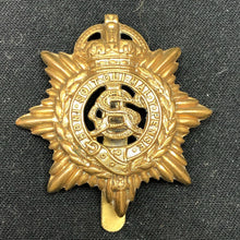 Load image into Gallery viewer, Genuine WW2 British Army Brass Cap Badge - Royal Army Service Corps - The Militaria Shop
