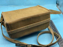 Load image into Gallery viewer, Original WW2 British Army 37 Pattern Economy Binocular Case with Shoulder Strap - The Militaria Shop