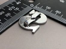 Load image into Gallery viewer, Salvation Army Vintage White Enamel Blood And Fire Collar Badge - The Militaria Shop