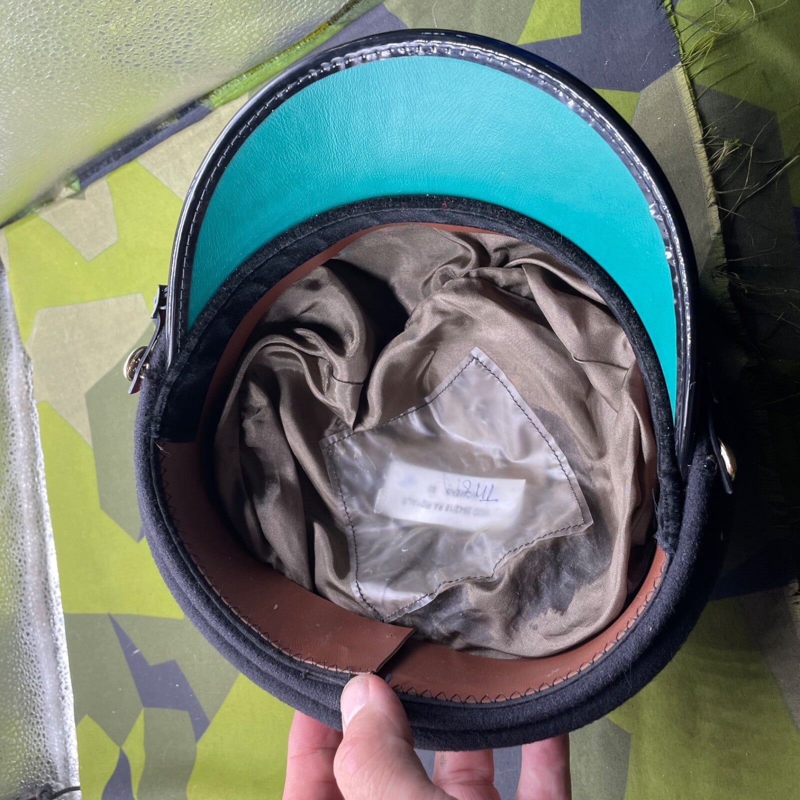 Original British Army Adjutant General Corps Peaked Cap - The Militaria Shop