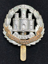 Load image into Gallery viewer, Original WW2 British Army Cap Badge - Northamptonshire Regiment - The Militaria Shop