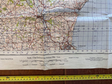 Load image into Gallery viewer, Original WW2 British Army OS Map of Great Britain - Exeter - The Militaria Shop