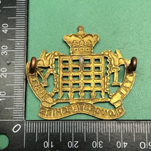Load image into Gallery viewer, Original WW1 British Army Cap Badge - Royal Gloucestershire Hussars - The Militaria Shop