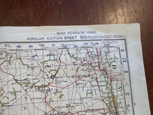 Load image into Gallery viewer, Original WW2 British Army GSGS Map of Scotland - Peebles & Galashiels - The Militaria Shop
