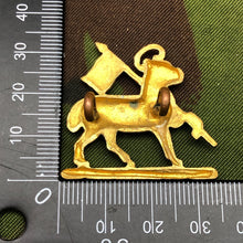 Load image into Gallery viewer, Original British Army WW2 Collar Badge - Queen's Royal Regiment (West Surrey) - The Militaria Shop