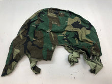 Load image into Gallery viewer, Original US Army Vietnam War Era M1 Camo Helmet Cover - Local Find - Combat Worn - The Militaria Shop