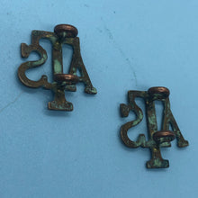 Load image into Gallery viewer, Genuine British Army Auxiliary Territorial Service ATS Collar Badges Pair - The Militaria Shop