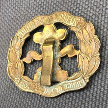 Charger l'image dans la galerie, Original WW2 British Army Cap Badge South Lancashire Prince of Wales' Volunteers - The Militaria Shop