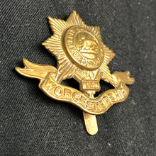 Load image into Gallery viewer, Original WW1 British Army Cap Badge - Worcestershire Regiment - The Militaria Shop