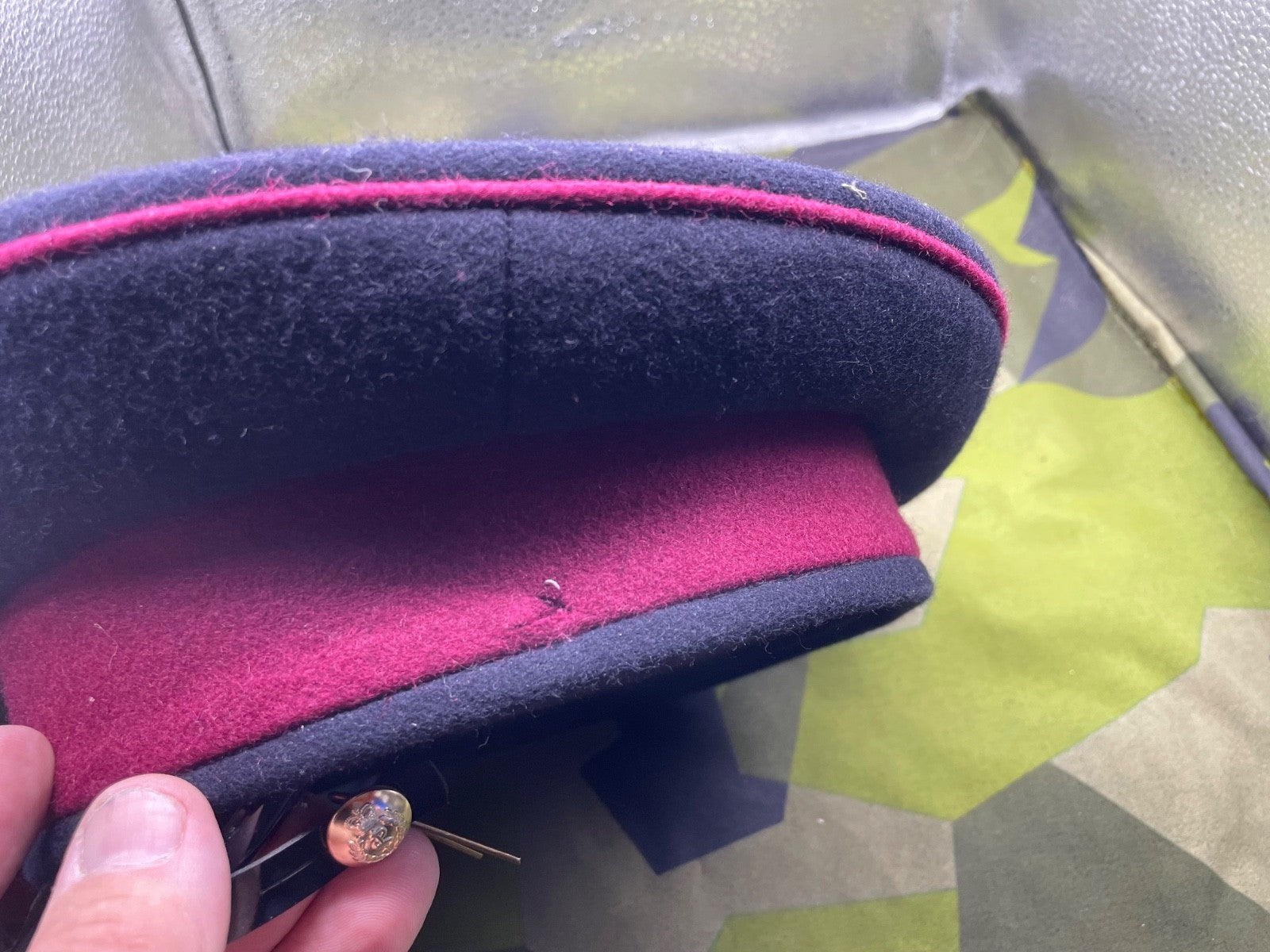 Original British Army - Royal Army Medical Corps Peaked Cap - Size 58cm - The Militaria Shop