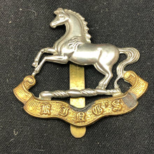 Load image into Gallery viewer, Original WW2 British Army Cap Badge - King's Regiment (Liverpool) - The Militaria Shop
