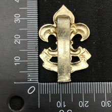 Load image into Gallery viewer, Genuine British Army Staybrite Cap Badge - The Kings Regiment - The Militaria Shop
