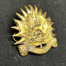 Load image into Gallery viewer, Original WW2 Canadian Army Cap Badge - Royal Westminster Regiment - The Militaria Shop