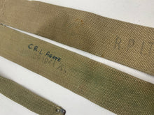 Load image into Gallery viewer, Original WW2 37 Pattern British Army L Strap Set - The Militaria Shop