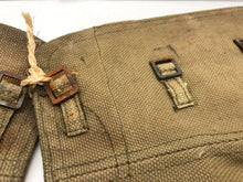 Load image into Gallery viewer, Original WW2 British Army 37 Pattern Despatch Riders High Sided Spats 1943 Dated - The Militaria Shop