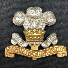 Charger l'image dans la galerie, Original WW2 British Army Cap Badge - 3rd Dragoon Guards - The Militaria Shop