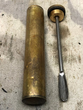 Load image into Gallery viewer, Original WW1 British Army SMLE Enfield Brass Oil Bottle - The Militaria Shop