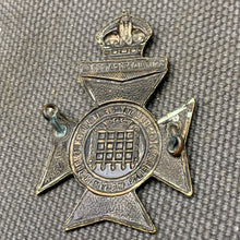 Load image into Gallery viewer, Original WW1 British Army 16th County of London Westminster Regiment Cap Badge - The Militaria Shop