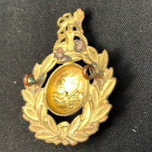 Load image into Gallery viewer, Original WW2 British Army Cap Badge - Royal Marines - The Militaria Shop