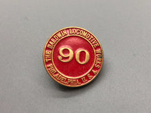 Lade das Bild in den Galerie-Viewer, Vintage The Baldwin Locomotive Works Philadelphia U.S.A #90 Pin Badge - The Militaria Shop