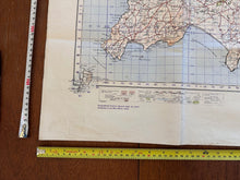 Load image into Gallery viewer, Original WW2 British Army RAF Navy Base Map of England - South East & London - The Militaria Shop