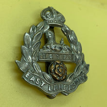 Load image into Gallery viewer, Original WW1 British Army Cap Badge - East Lancashire Regiment - The Militaria Shop