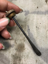 Load image into Gallery viewer, Original WW1 British Army SMLE Enfield Brass Oil Bottle - EFD Marked - The Militaria Shop