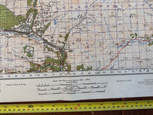 Load image into Gallery viewer, Original WW2 British Army OS Map of Scotland - Grampian Mountains & Blair Atholl - The Militaria Shop