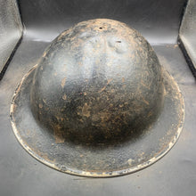 Load image into Gallery viewer, Original British Army WW2 Mk2 Combat Steel Helmet - The Militaria Shop
