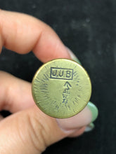 Load image into Gallery viewer, Original WW1 British Army SMLE Enfield Brass Oil Bottle - J.J.B Maker Marked - The Militaria Shop