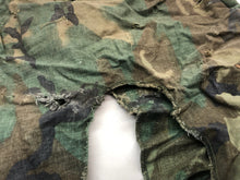 Load image into Gallery viewer, Original US Army Vietnam War Era M1 Camo Helmet Cover - Local Find - Combat Worn - The Militaria Shop