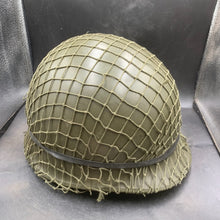 Load image into Gallery viewer, Genuine Dutch Army M53 Euroclone of US M1 Camouflaged Helmet & Liner Set - The Militaria Shop