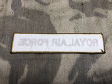 Load image into Gallery viewer, Royal Air Force Issue Subdued Desert Tan Branch Tape RAF Regiment- NEW OLD STOCK - The Militaria Shop
