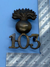 Lade das Bild in den Galerie-Viewer, Original British Army - The 103rd Regiment of Foot Royal Bombay Fusiliers Badge - The Militaria Shop