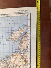 Load image into Gallery viewer, Original WW2 British Army GSGS Map of Scotland - North Jura & Firth of Lorne - The Militaria Shop