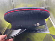 Lade das Bild in den Galerie-Viewer, Genuine British Army Royal Engineers Peaked Cap - Size 59cm - The Militaria Shop