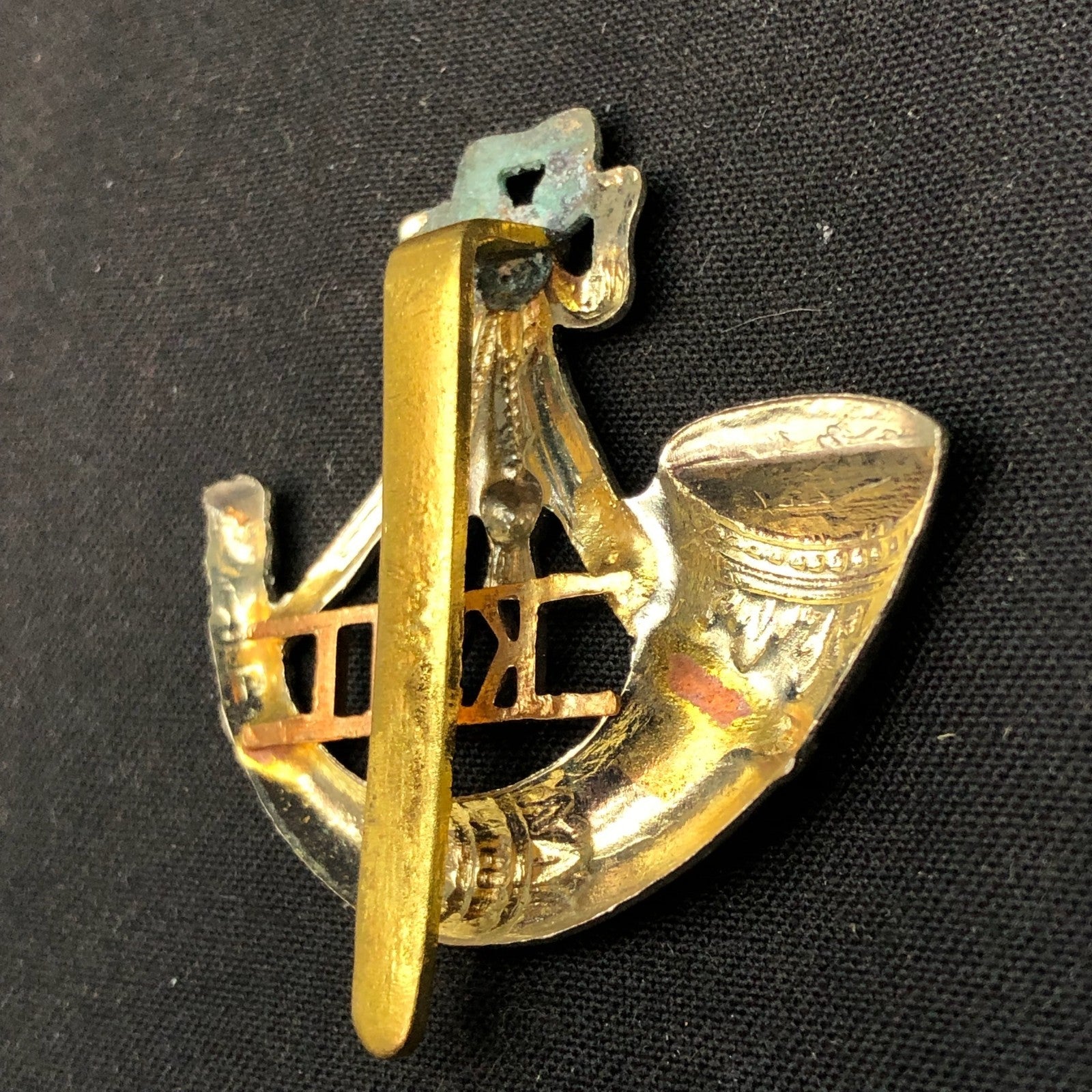 Original British Army Cap Badge - King's Shropshire Light Infantry - The Militaria Shop