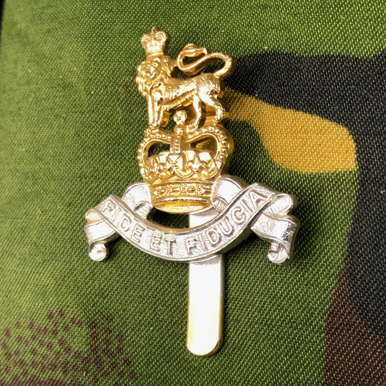 Original British Staybrite Army Cap - Royal Army Pay Corps - The Militaria Shop