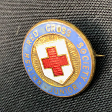 Load image into Gallery viewer, Vintage British Red Cross Society (BRCS) Junior Member Lapel Pin - The Militaria Shop