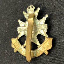 Load image into Gallery viewer, Genuine WW2 British Army Brass Cap Badge - Sherwood Foresters - The Militaria Shop