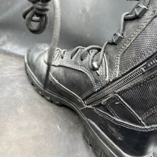 Load image into Gallery viewer, Army Black Leather High Top BATES Combat Boots - Size EU 37 - UK 3 - The Militaria Shop