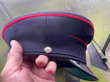 Load image into Gallery viewer, Original British Army Royal Engineers Peaked Cap - Size 57cm - The Militaria Shop