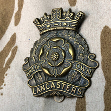 Load image into Gallery viewer, Original WW1 British Army Regimental Cap Badge Duke of Lancaster's Own Yeomanry - The Militaria Shop