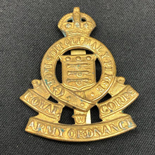 Load image into Gallery viewer, Original WW2 British Army Cap Badge - Royal Army Ordnance Corps - The Militaria Shop