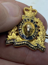 Load image into Gallery viewer, Original Canadian Army - Royal Canadian Mounted Police Cap / Collar Badge - The Militaria Shop