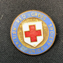 Load image into Gallery viewer, Vintage British Red Cross Society (BRCS) Junior Member Lapel Pin - The Militaria Shop