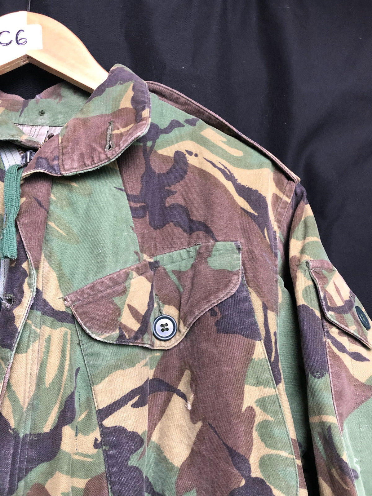 Original British Army 68 Pattern DPM Camouflaged Combat Smock Size 2 - 39" Chest - The Militaria Shop