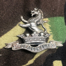 Load image into Gallery viewer, Original WW1 British Army Cap Badge - 7th Dragoon Guards - The Militaria Shop