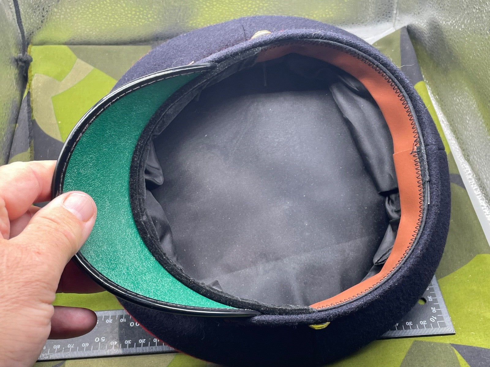 Genuine British Army Adjutant General's Corps Peaked Dress Cap - Size 56cm - The Militaria Shop